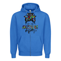 True Royal autism mom Zipper Hoodie - CowhideDigitalArt