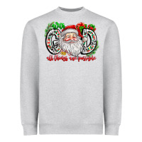 With God All Things Are Possible Santa Heavyweight Sweatshirt | Teevron