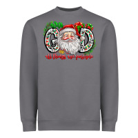 Storm with god all things are possible santa Heavyweight Sweatshirt - CowhideDigitalArt