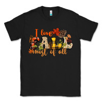Black I love Fall most of Fall Classic Tee - NancyCooperArtShop