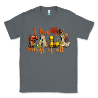 Charcoal Heather I love Fall most of Fall Classic Tee - NancyCooperArtShop