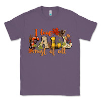 Lavender I love Fall most of Fall Classic Tee - NancyCooperArtShop