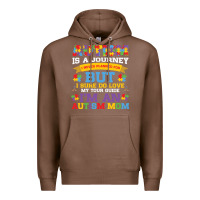 Chestnut lil autism mom Premium Hoodie - CowhideDigitalArt