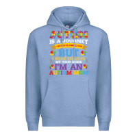 Colony Blue lil autism mom Premium Hoodie - CowhideDigitalArt
