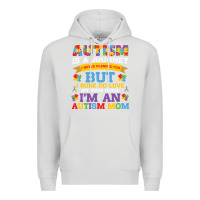 Dove Grey lil autism mom Premium Hoodie - CowhideDigitalArt