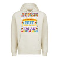 Oatmeal Heather lil autism mom Premium Hoodie - CowhideDigitalArt