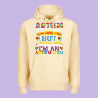 Lil Autism Mom Premium Hoodie Designed By Cowhidedigitalart