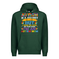 Sports Green lil autism mom Premium Hoodie - CowhideDigitalArt