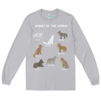 Moon Dust Wolves Of The World Educational Wolf Gift Long Sleeve Tee - trangStudio