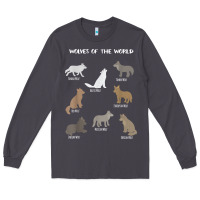 Smoke Wolves Of The World Educational Wolf Gift Long Sleeve Tee - trangStudio