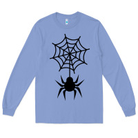 Colony Blue spider t  shirt spider with web 17971797 Long Sleeve Tee - trangStudio