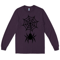 Plum spider t  shirt spider with web 17971797 Long Sleeve Tee - trangStudio