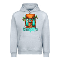 Heather Grey camp life camp backpack Urban Hoodie - AdoDesignShop