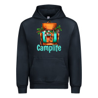 Navy camp life camp backpack Urban Hoodie - AdoDesignShop