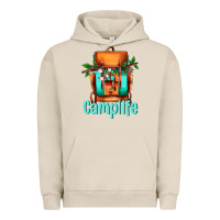 Pigment French Oak camp life camp backpack Urban Hoodie - AdoDesignShop