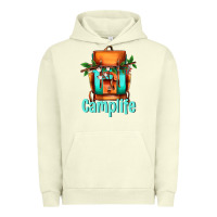 Pigment Pistachio camp life camp backpack Urban Hoodie - AdoDesignShop