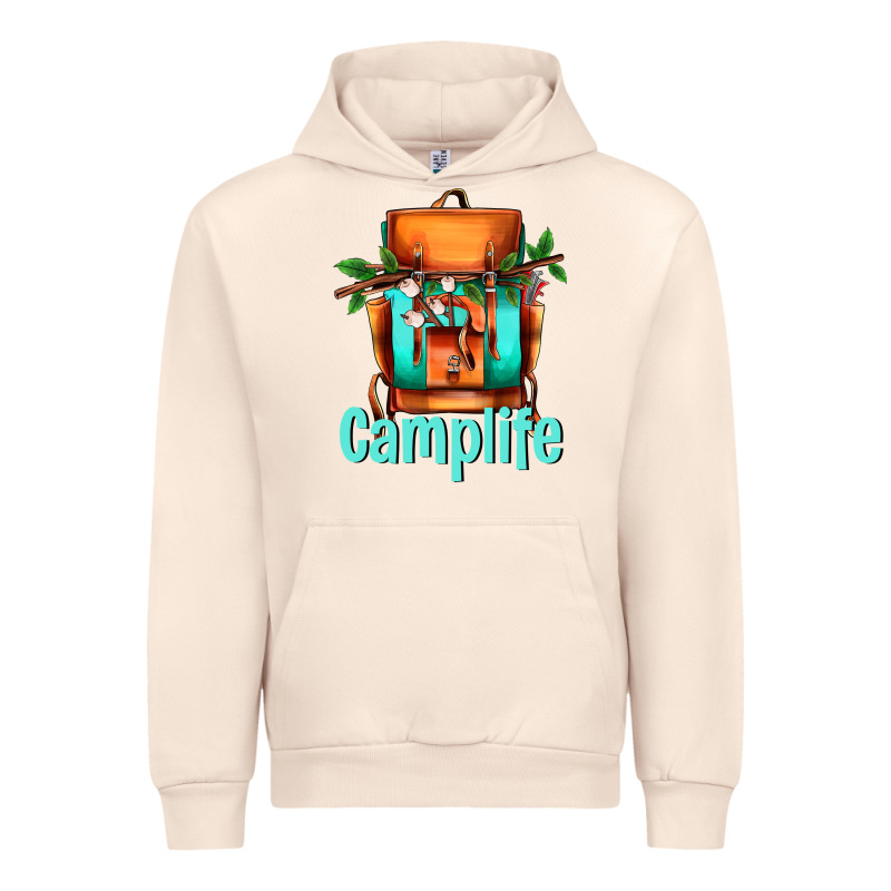 Camp Life Camp Backpack Urban Hoodie by AdoDesignShop | Teevron