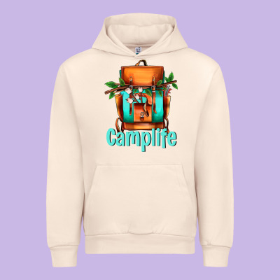Camp Life Camp Backpack Urban Hoodie Designed By Adodesignshop
