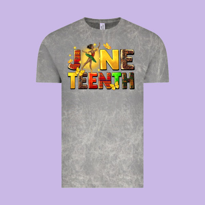 Juneteen Black Girl Vintage Tee Designed By Cowgirlartshop