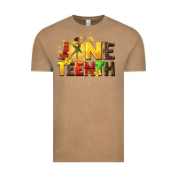Vintage Coffee juneteen black girl Vintage Tee - CowGirlArtShop