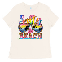 Bone Salty beach Ladies Tee - NancyCooperArtShop