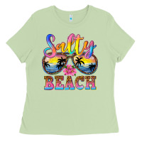 Salty Beach Ladies Tee | Teevron