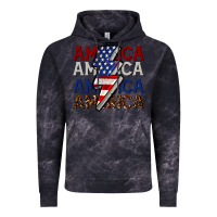 Cloud Black America with lightning bold Vintage Hoodie - CowGirlArtShop