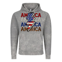 Cloud Rock America with lightning bold Vintage Hoodie - CowGirlArtShop
