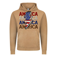 Vintage Camel America with lightning bold Vintage Hoodie - CowGirlArtShop