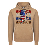 Vintage Coffee America with lightning bold Vintage Hoodie - CowGirlArtShop