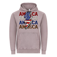 Vintage Zinc America with lightning bold Vintage Hoodie - CowGirlArtShop