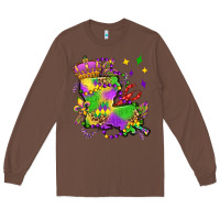 Chestnut louisiana map mardi gras olivia Long Sleeve Tee - OliviaCreatesArt