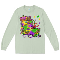 Matcha louisiana map mardi gras olivia Long Sleeve Tee - OliviaCreatesArt