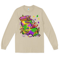 Mushroom louisiana map mardi gras olivia Long Sleeve Tee - OliviaCreatesArt