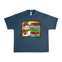 Midnight Navy theres snowbody cooler than me Urban Heavy Tee - CowGirlArtShop