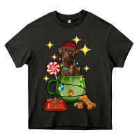 Asphalt Christmas coffee cup with Labrador Heavy Core Tee - RanaPortraitStore