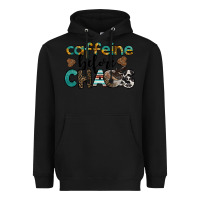 Black western caffeine before chaos Heavyweight Hoodie - BarkalooDesign