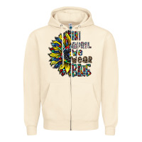 Sandshell autism sunflower Zipper Hoodie - CowhideDigitalArt