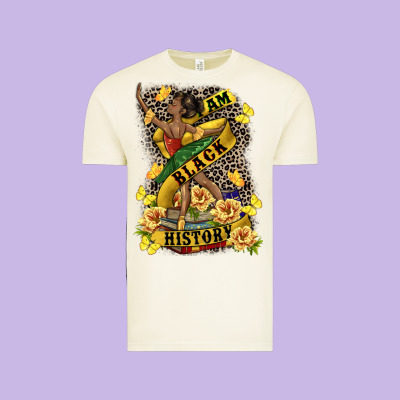 I Am Black History Vintage Tee Designed By Cowgirlartshop
