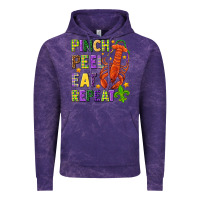 Cloud Purple Pinch peel eat repeat crawfish Vintage Hoodie - HowdyJamesFarm