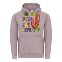 Vintage Zinc Pinch peel eat repeat crawfish Vintage Hoodie - HowdyJamesFarm