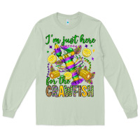 Matcha ı'm just here for the crawfish olivia Long Sleeve Tee - OliviaCreatesArt