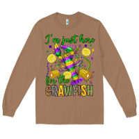 Toasted Coconut ı'm just here for the crawfish olivia Long Sleeve Tee - OliviaCreatesArt