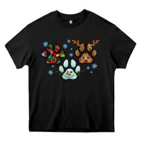 Black Christmas paws Heavy Core Tee - RanaPortraitStore