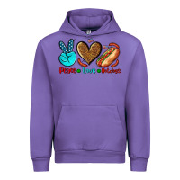 Tulip peace love hotdogs Urban Hoodie - AdoDesignShop