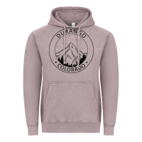 Vintage Zinc Durango Mountain City - Colorado State Souvenir Gift Vintage Hoodie - trangStudio
