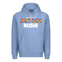 Colony Blue LIL Autism Mom Premium Hoodie - CowhideDigitalArt