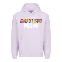 Lilac LIL Autism Mom Premium Hoodie - CowhideDigitalArt