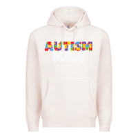 Pale Pink LIL Autism Mom Premium Hoodie - CowhideDigitalArt