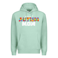 Seafoam LIL Autism Mom Premium Hoodie - CowhideDigitalArt